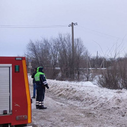 Стало известно о состоянии водителя первернувшегося авто под Самарой 7 февраля
