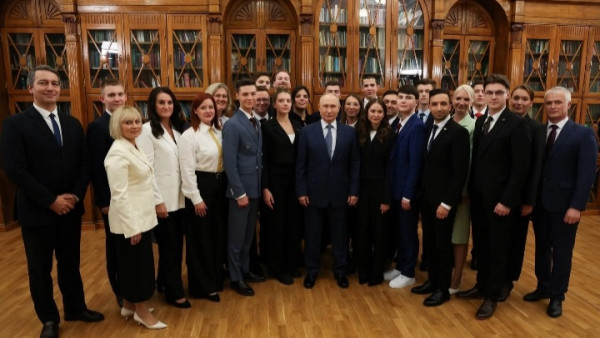 Самарский школьник Тимур Узбеков встретился с Президентом Владимиром Путиным