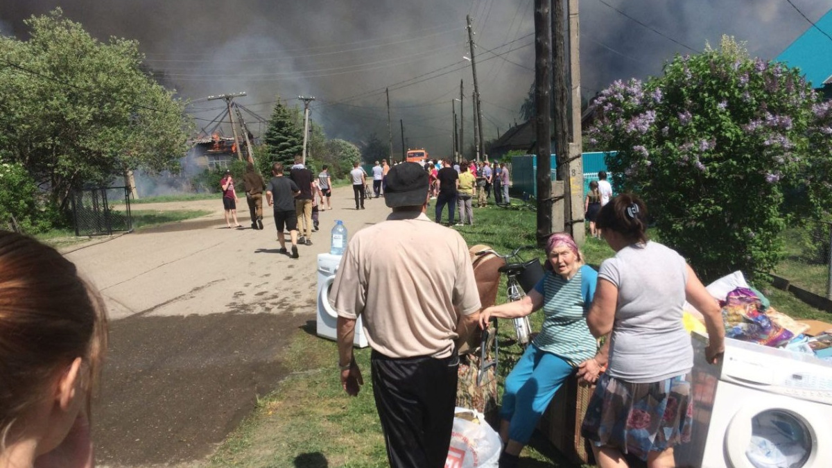 В Ульяновской области горит посёлок Майна – Новости Самары и Самарской  области – ГТРК Самара