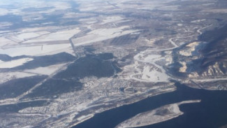 Волга в Самарской области замерзает аномально