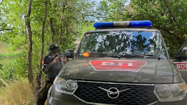 Под Самарой военные полицейские ЦВО отрабатывали отражение атаки ДРГ