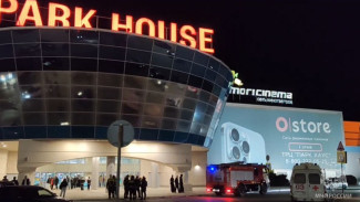 В Самарской области вспыхнул ТЦ «Парк Хаус»