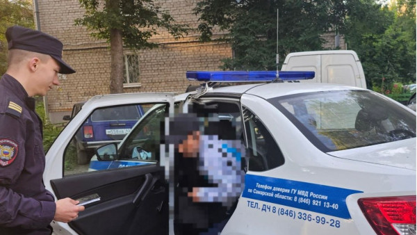 В Самаре мужчина сильно избил случайного прохожего