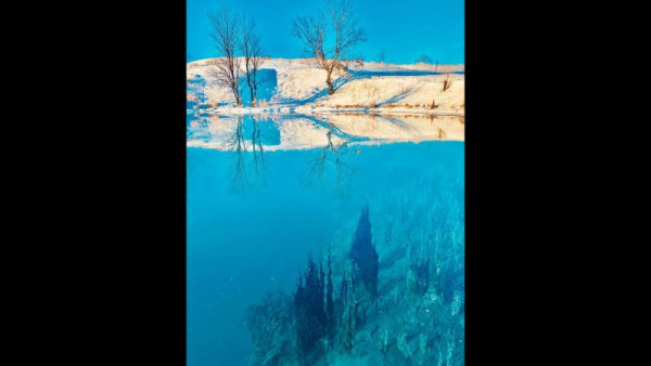 Турфирме запретили дайвинг и айсфлоатинг на Голубом озере в Самарской области