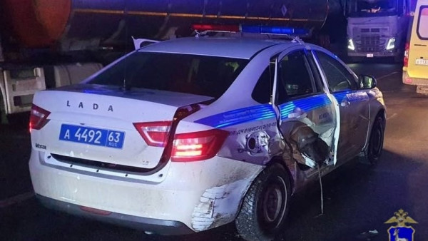  Под Самарой произошло смертельное массовое ДТП с участием спецмашины ДПС