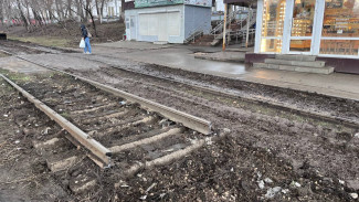 В Самаре начался демонтаж трамвайных путей на Ново-Садовой