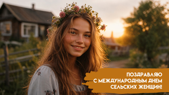 Международный день сельских женщин 15 октября: открытки и поздравления