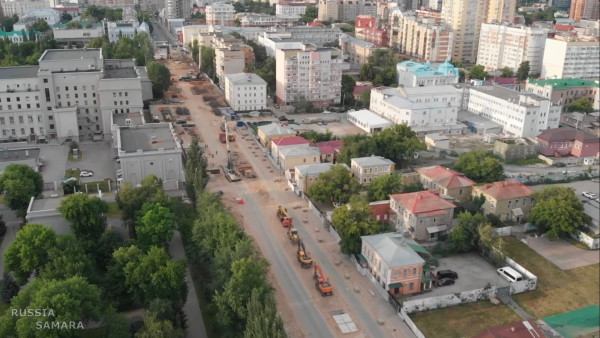 Самарцам показали, как выглядит строительство новой станции метро «Театральная»