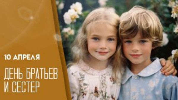 10 апреля — День братьев и сестер: не забудьте поздравить близких
