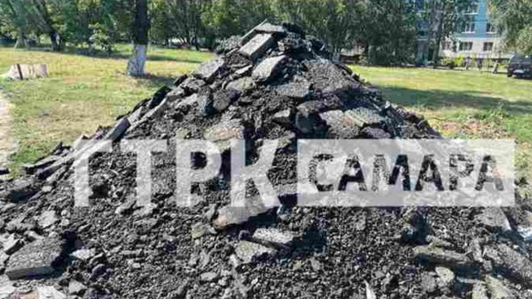 В Самаре укладывают новый асфальт на проспекте Кирова