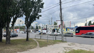 В Самаре на проспекте Кирова оборвалась линия электропередач 16 июля