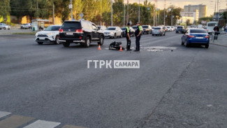 Мотоциклиста снесли: показываем, что осталось от байкера в ДТП на Ново-Садовой