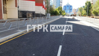 Ограничение движения транспорта на участке XXII Партсъезда в Самаре продлят до сентября