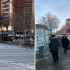 Скопище пассажиров бредёт по рельсам: все трамваи встали на улице Ново-Садовой в Самаре
