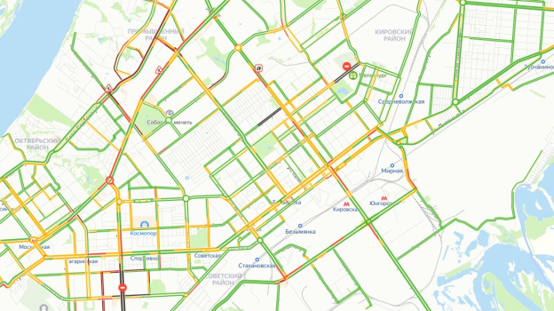 Карта самарской области пробки