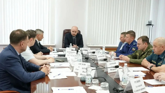 Вячеслав Федорищев провел оперштаб по ликвидации последствий атаки вражеских БПЛА на Сызрань 21 мая  