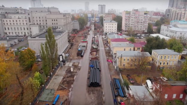В Самаре начали рыть котлован новой станции метро «Театральная ...
