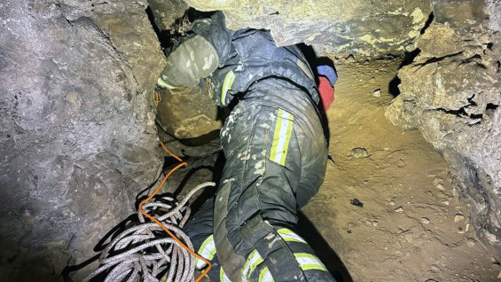 Под Самарой застрявшего в Серноводской пещере мужчину вызволяли шесть часов