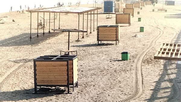 В Самаре разобрали кабинки для переодевания на второй очереди набережной