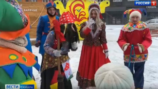 Жители микрорайона «Заречье» проводили зиму широкими масленичными гуляниями   