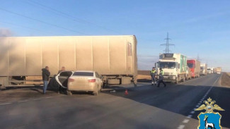 В Самарской области два человека пострадали в ДТП с LADA Vesta и фурой