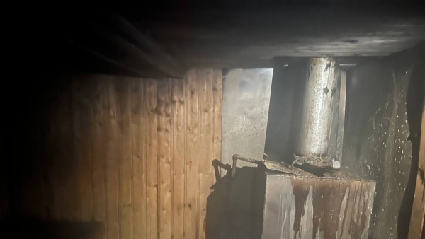 В ночь на 16 января в Самарской области загорелась баня 