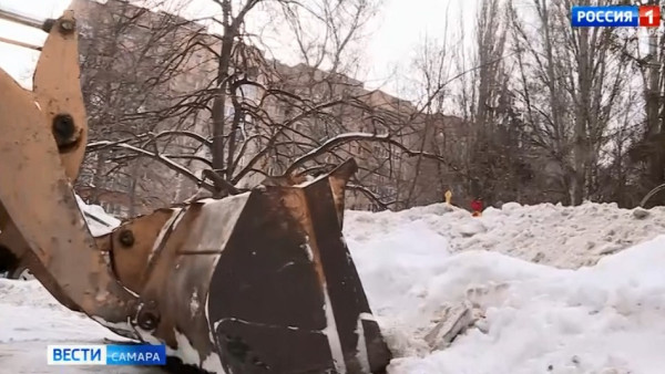 В Самаре был объявлен снежный субботник