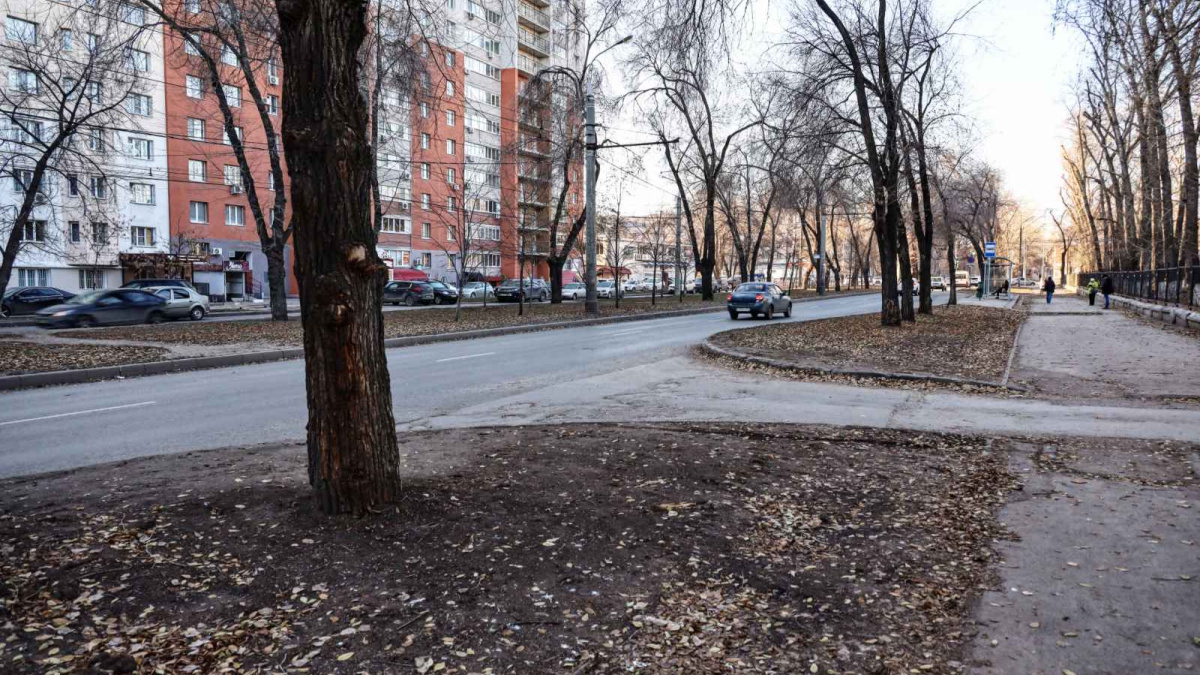 В Самаре на ул. Вольской отремонтировали дорогу и оборудовали островки  безопасности – Новости Самары и Самарской области – ГТРК Самара