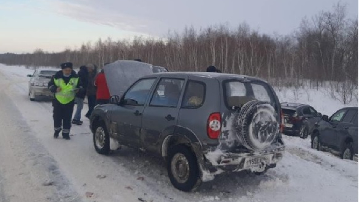 В Самарской области в ДТП попали сразу 5 автомобилей – Новости Самары и  Самарской области – ГТРК Самара