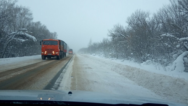 В Самарской области из-за ледяного дождя затруднен проезд по федеральным трассам 18 декабря