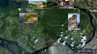 Самарскую Луку засняли на фото с высоты земной орбиты 24 августа