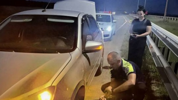 В Самарской области инспекторы спасли женщину от ночёвки на трассе