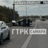 Появились кадры разбившегося на выезде из Самары Ford