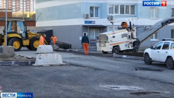 В Самаре за 3 недели заасфальтировали выезды с улицы Дачной