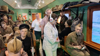 «Поезд Победы» прибыл на станцию «Тольятти»