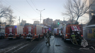 Видео: в Самаре 19 января загорелся дом на Арцыбушевской, 110