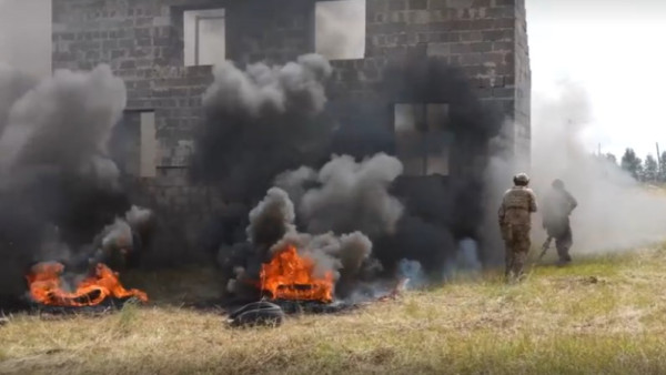 Под Самарой спецназ ЦВО уничтожил лагерь противника