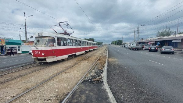 В Самаре движение трамваев по ул. Ново-Садовой прекращено до 5 утра 11 октября 2021 года