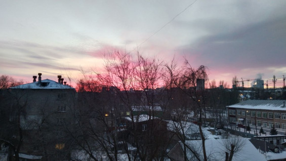 Самарцы стали свидетелями самого красивого заката в этом году: фото
