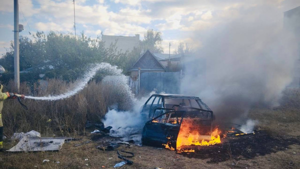 20 минут от вызова до ликвидации: в Безенчуке сгорел автомобиль