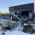 В Тольятти на улице Спортивной сгорели BMW и автокофейня