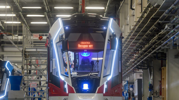 Три новых трамвая «Львенок» прибыли в Самару 