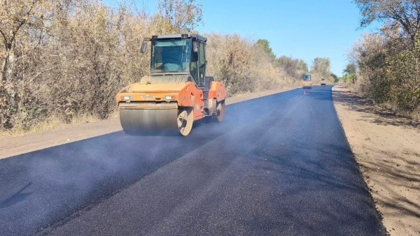 Ремонт трассы к селу Богатое в Самарской области выполнен на 95%