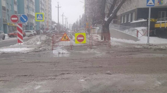 В центре Самары временно перекрыли улицу Ленинскую