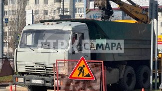 В Самаре временно ограничили движение на Московском шоссе