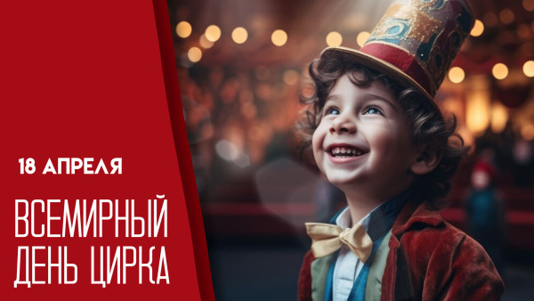 18 апреля — Всемирный день цирка: открытки для мессенджеров