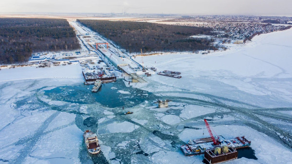 В Самарской области начался пятый этап строительства моста через Волгу у Климовки