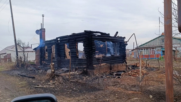  В Самарской области в пожаре погиб неизвестный  мужчина 