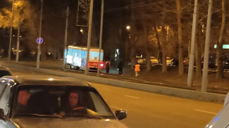 Трамвай сошел с рельсов на улице Ново-Садовой в Самаре 26 ноября