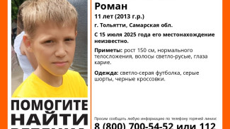В Тольятти ищут 11-летнего школьника по имени Рома